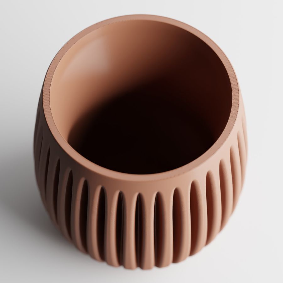 Кашпо Columna Planter (Brown)