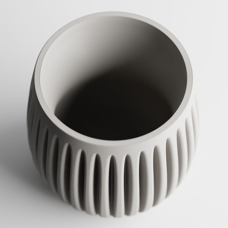Кашпо Columna Planter (Grey)