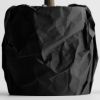 Кашпо Hpinvent Crumbled Paper Round Planter (Black)