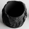 Кашпо Hpinvent Crumbled Paper Round Planter (Black)