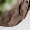 Кашпо Crumbled Paper Round Planter (Dark Brown)