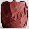 Кашпо Crumbled Paper Round Planter (Dark Red)