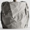 Кашпо Crumbled Paper Round Planter (Grey)
