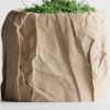 Кашпо Crumbled Paper Square Planter (Wood)