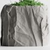 Кашпо Crumbled Paper Square Planter (Grey)