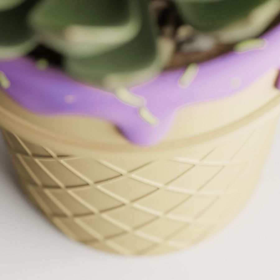 Кашпо Ice Cream Planter (Blueberry)