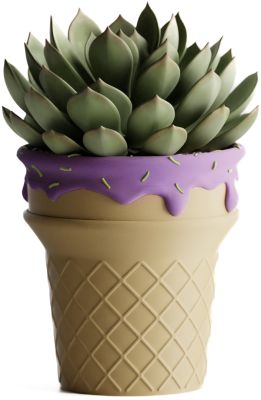 Кашпо Ice Cream Planter (Blueberry)