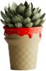 Кашпо Ice Cream Planter (Strawberry)