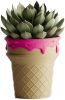 Кашпо Ice Cream Planter (Raspberry)