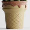 Кашпо Ice Cream Planter (Chocoalte)