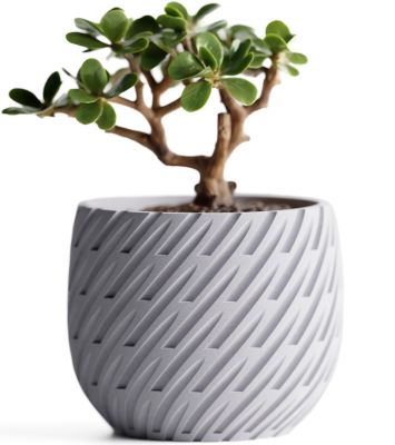 Кашпо Lioren Planter (Marble White)