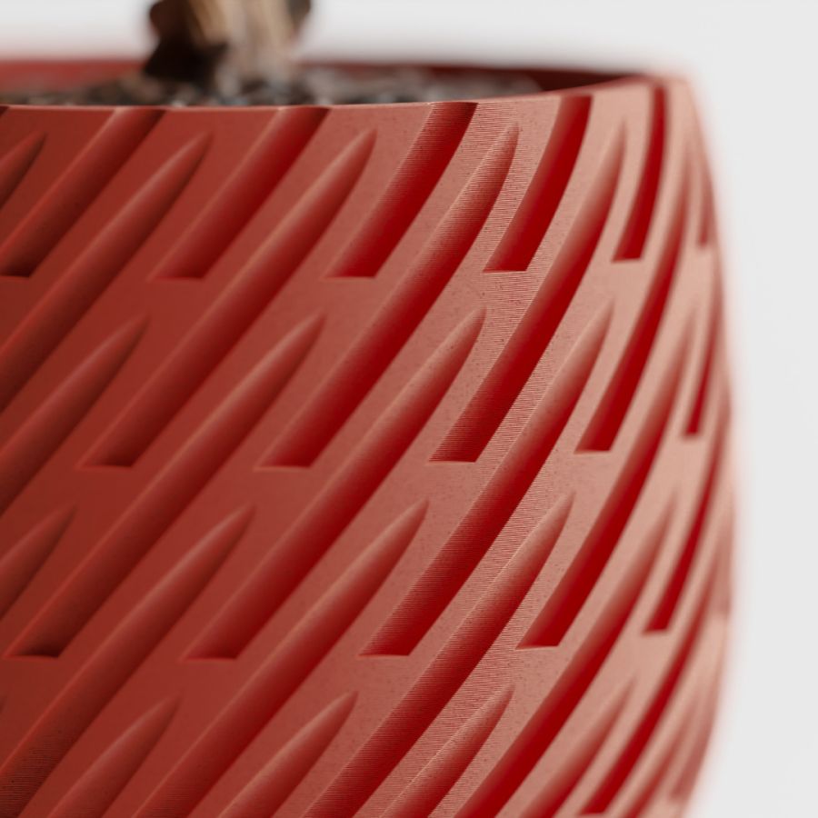 Кашпо Lioren Planter (Marble Red)