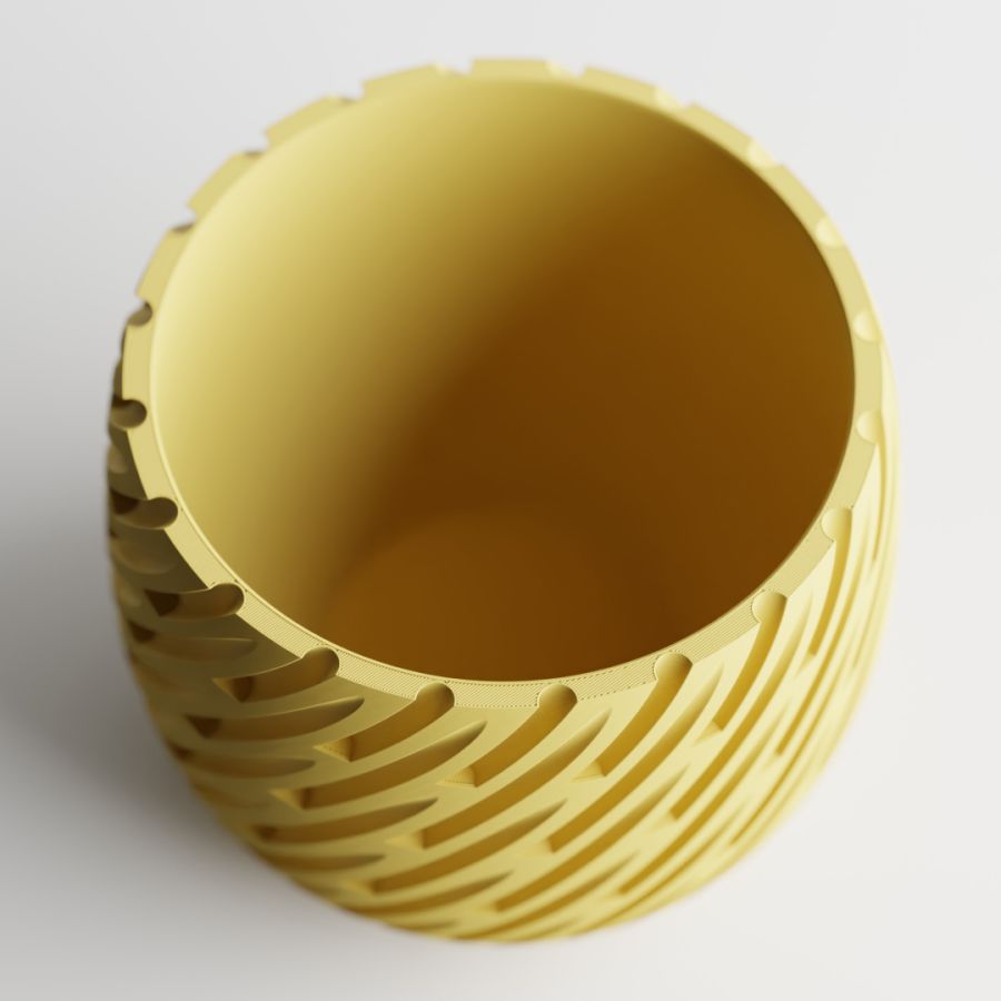 Кашпо Lioren Planter (Yellow)