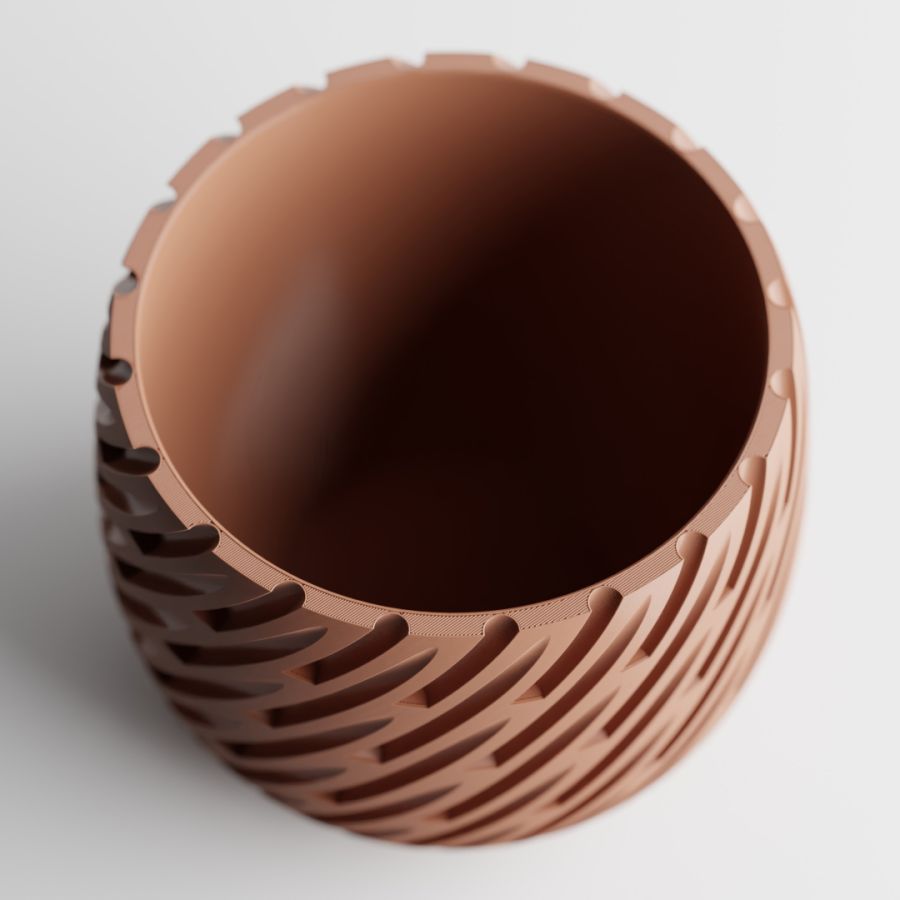 Кашпо Lioren Planter (Brown)