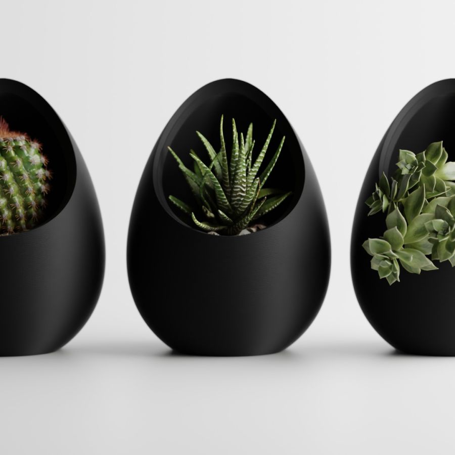 Кашпо Nest Planter (Black)