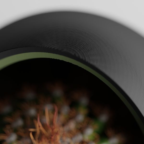 Кашпо Hpinvent Nest Planter (Black/Olive Green)