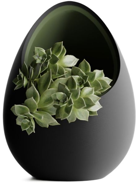 Кашпо Hpinvent Nest Planter (Black/Olive Green)
