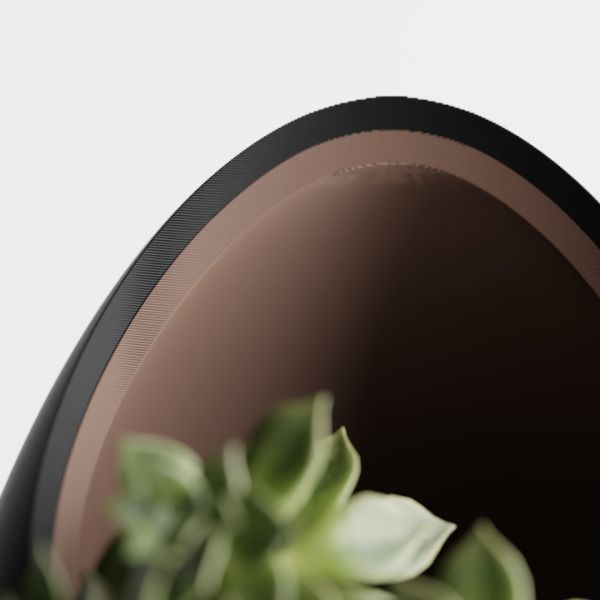 Кашпо Hpinvent Nest Planter (Black/Dark Brown)