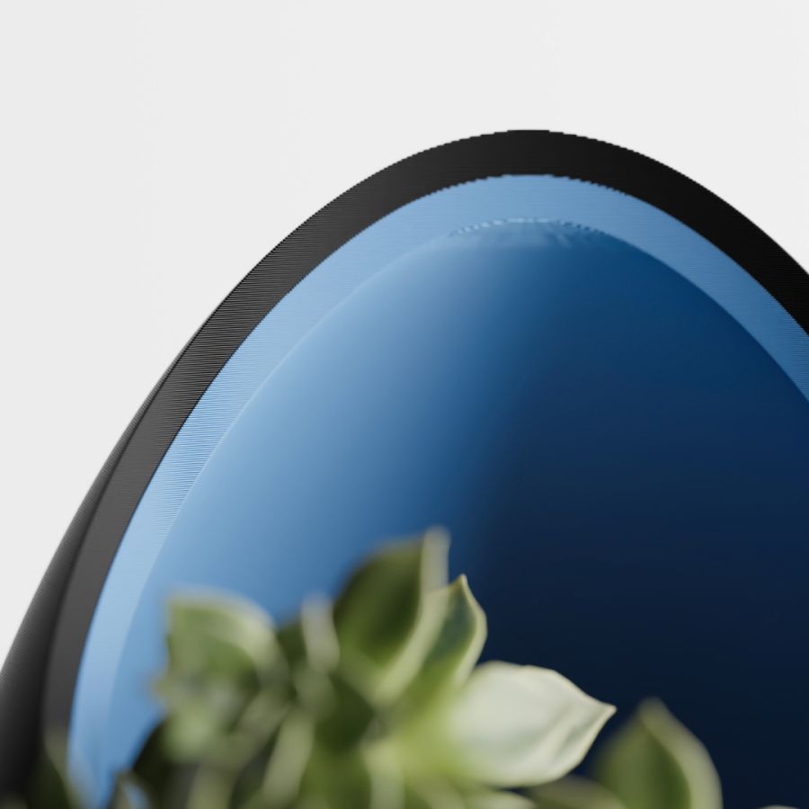 Кашпо Nest Planter (Black/Light Blue)
