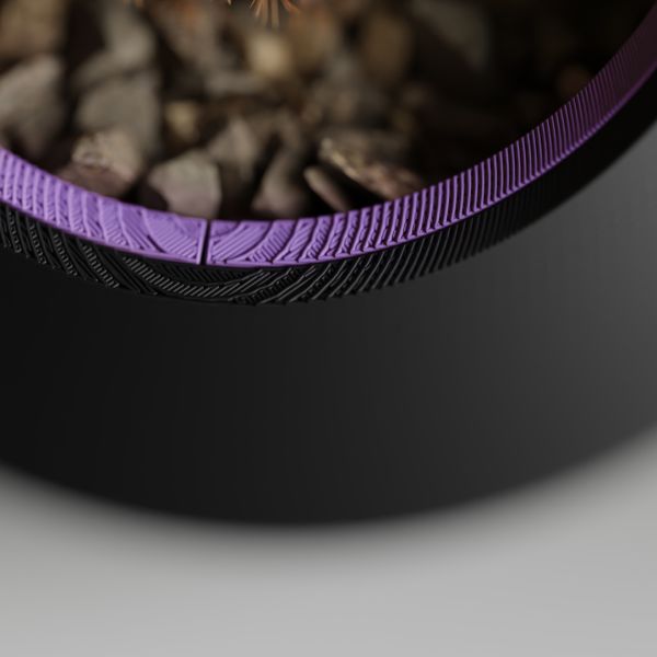 Кашпо Hpinvent Nest Planter (Black/Purple)