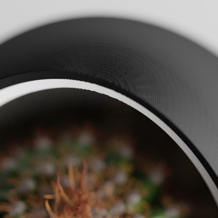 Кашпо Nest Planter (Black/White)