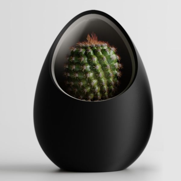 Кашпо Hpinvent Nest Planter (Black/Grey)