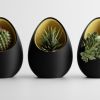 Кашпо Hpinvent Nest Planter (Black/Yellow)