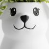 Кашпо Poppy with closed eyes Pot (White)