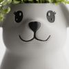 Кашпо Poppy with open eyes Pot (Grey)
