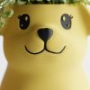 Кашпо Poppy with closed eyes Pot (Yellow)