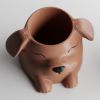 Кашпо Poppy with open eyes Pot (Brown)