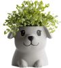 Кашпо Poppy with open eyes Pot (Grey)