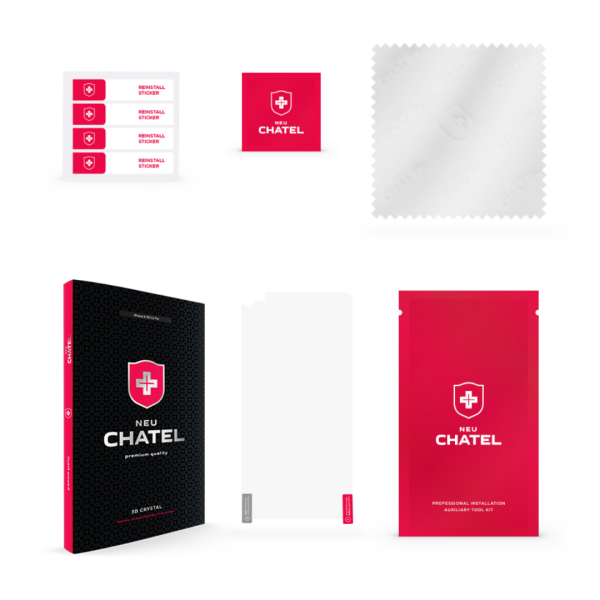 Защитное стекло NEU Chatel для Apple iPhone XS Max/11 Pro Max (Black)