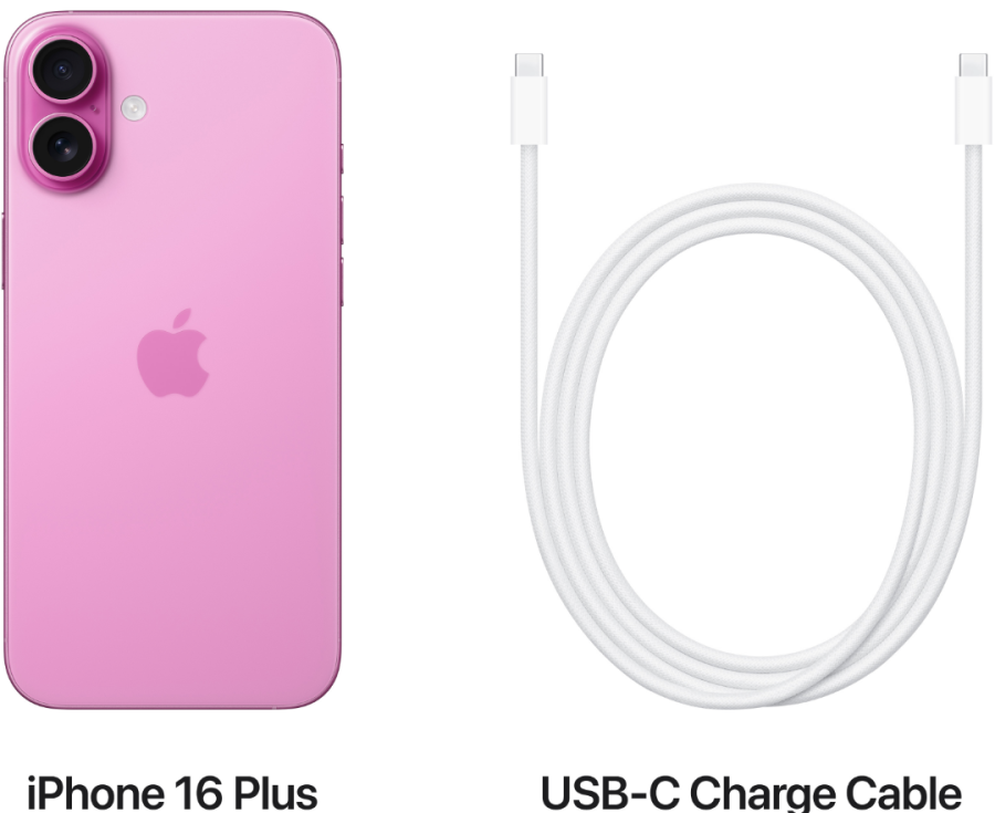 Смартфон Apple iPhone 16 Plus 128 GB (Pink)