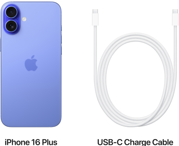 Смартфон Apple iPhone 16 Plus 128 GB (Ultramarin)