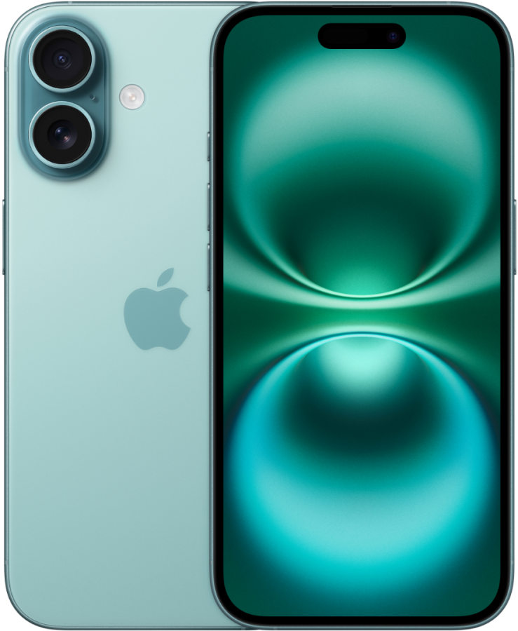 Смартфон Apple iPhone 16 256 GB (Teal)