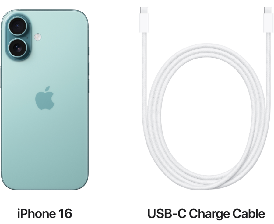 Смартфон Apple iPhone 16 256 GB (Teal)