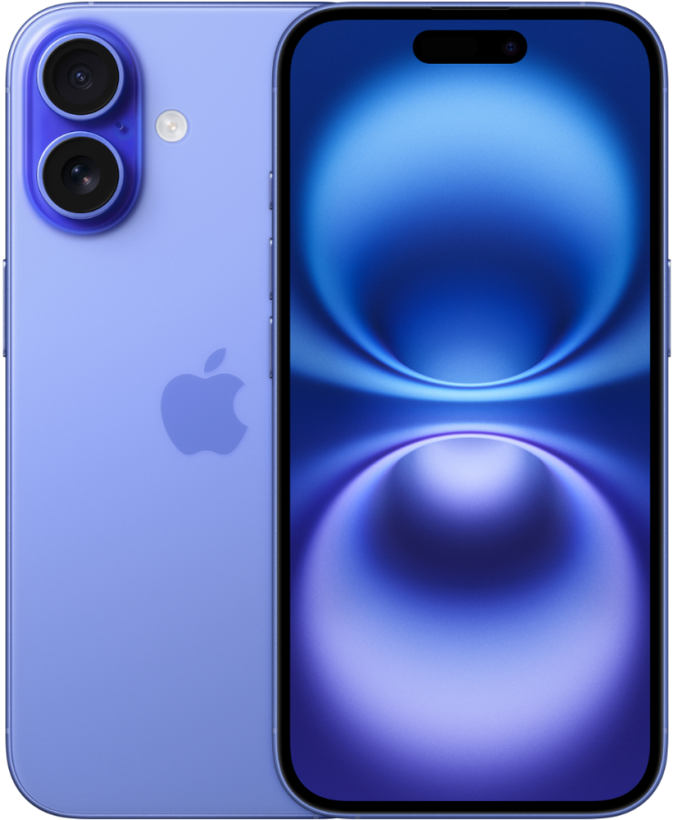 Смартфон Apple iPhone 16 128 GB (Ultramarin)