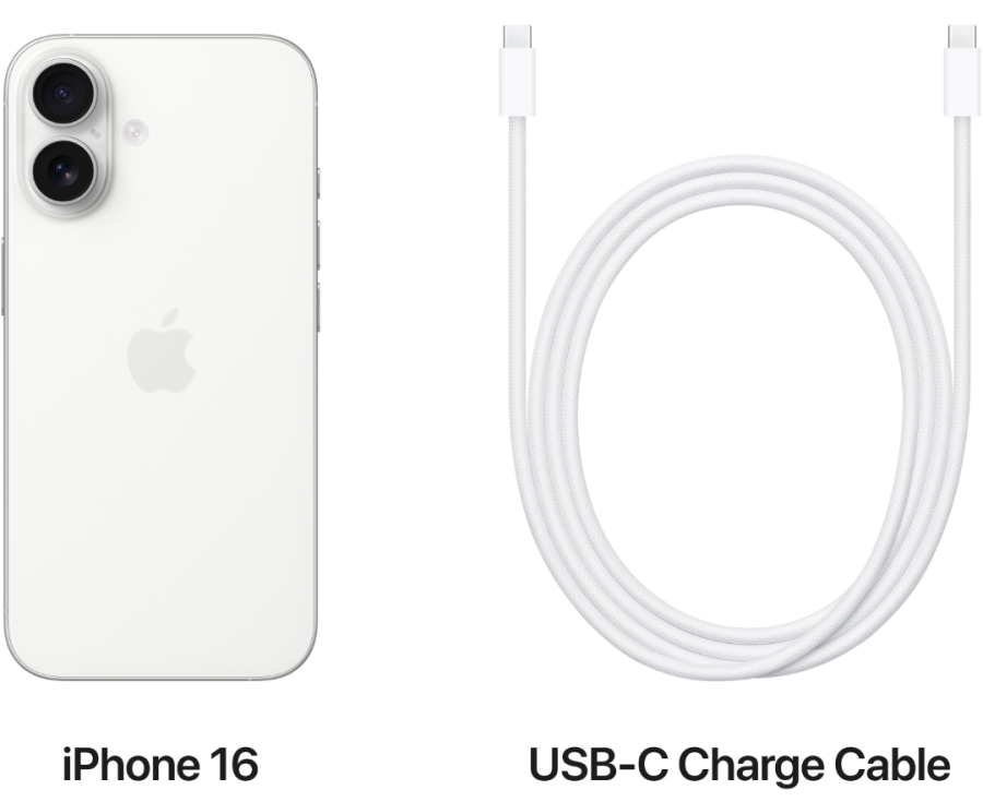 Смартфон Apple iPhone 16 256 GB (White)