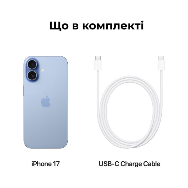 Смартфон Apple iPhone 17 256 GB (Mist Blue)