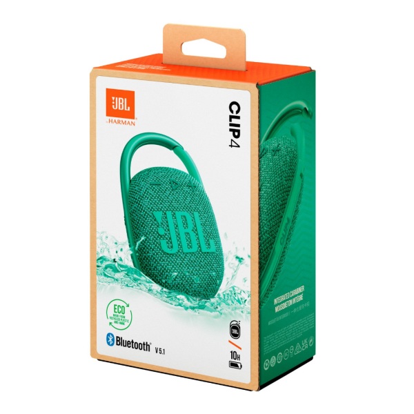 Портативная колонка JBL Clip 4 ECO (Green)