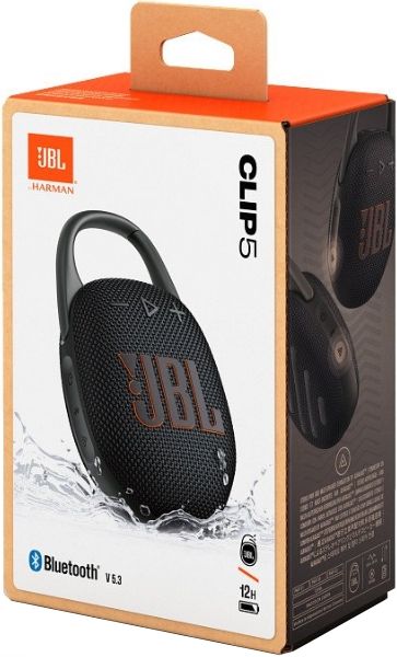 Портативна колонка JBL Clip 5 (Black)