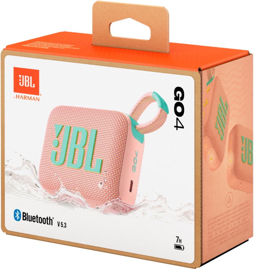 Портативна колонка JBL GO 4 (Pink)