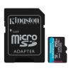 Карта памяти Kingston CANVAS Go! Plus 256GB microSDXC + SD-адаптер C10 UHS-I U3 A2 R170/W70MB/s