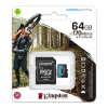 Карта памяти Kingston CANVAS Go! Plus 64GB microSDXC + SD-адаптер C10 UHS-I U3 A2 R170/W70MB/s