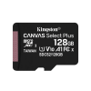 Карта памяти Kingston CANVAS Select Plus 128GB microSDXC C10 UHS-I U1 V10 A1 R100/W10MB/s