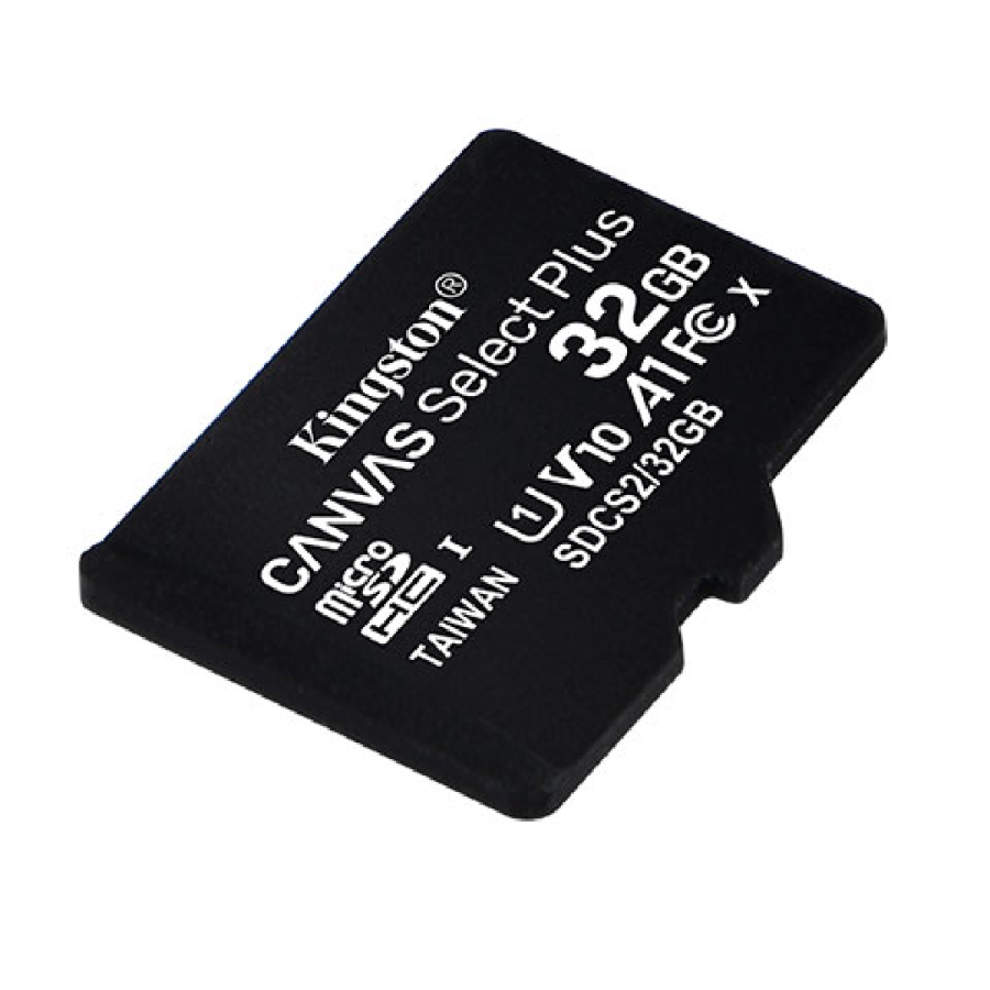 Карта памʼятi Kingston CANVAS Select Plus 32GB microSDHC C10 UHS-I U1 V10 A1 R100/W10MB/s