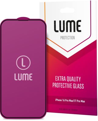 Захисне скло LUME для Apple iPhone 16 Pro Max/17 Pro Max (Black)