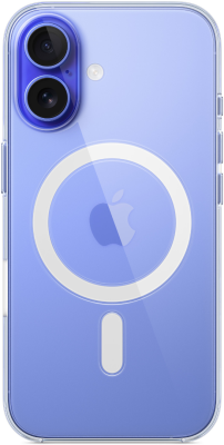 Чехол Apple Clear Case with MagSafe для Apple iPhone 16 (Clear)