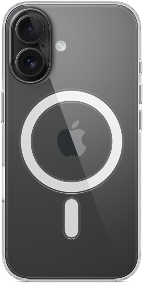 Чехол Apple Clear Case with MagSafe для Apple iPhone 16 (Clear)